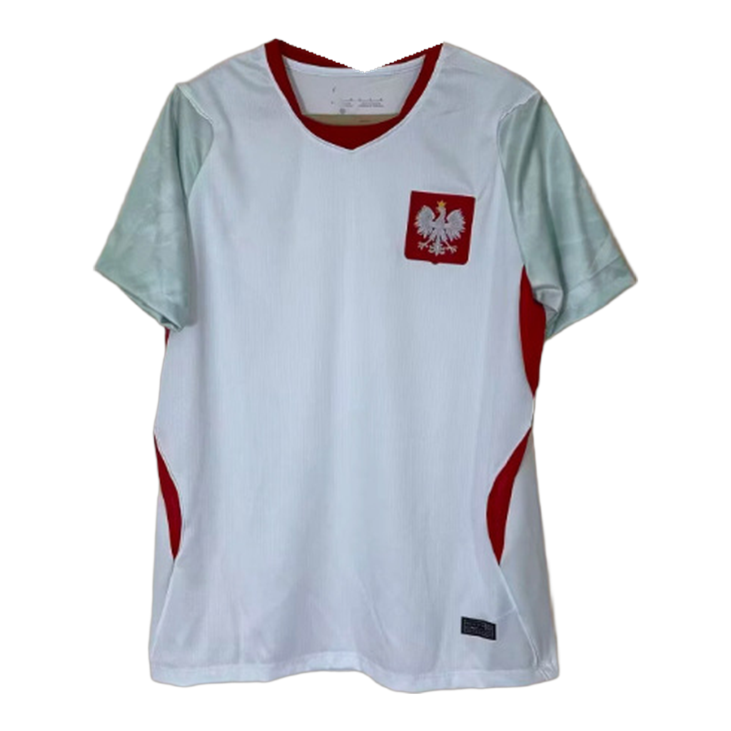 Camiseta Polonia 1ª Equipación Blanca