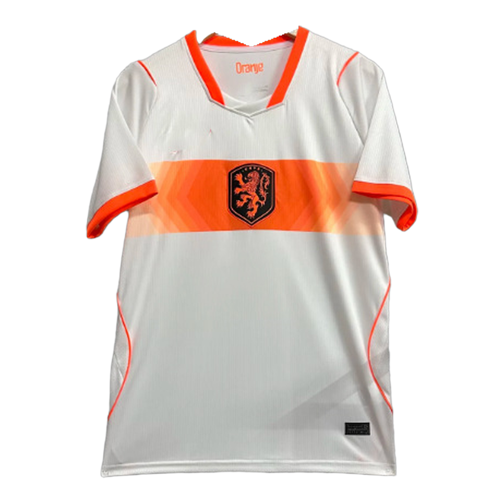 Camiseta Países Bajos 2ª Equipación Blanca