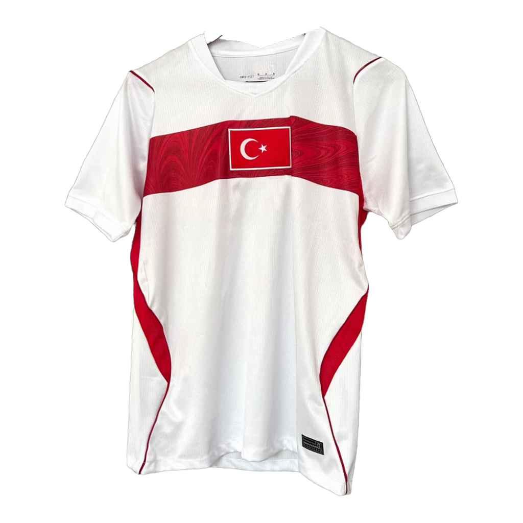 Camiseta Turquía 2ª Equipación Blanca