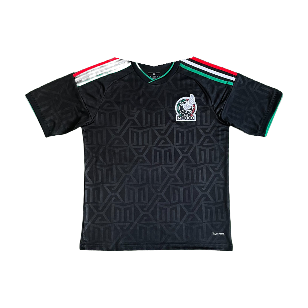 Camiseta México 2ª Equipación Negra Azteca