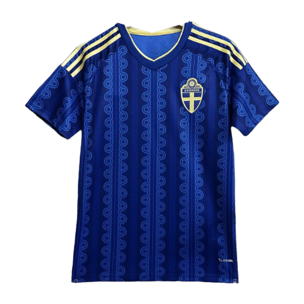 Camiseta Suecia 2ª Equipación Azul Marino