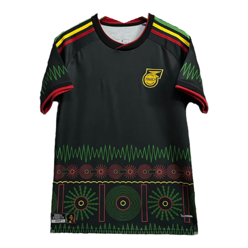 Camiseta Jamaica 2ª Equipación Negra Rasta