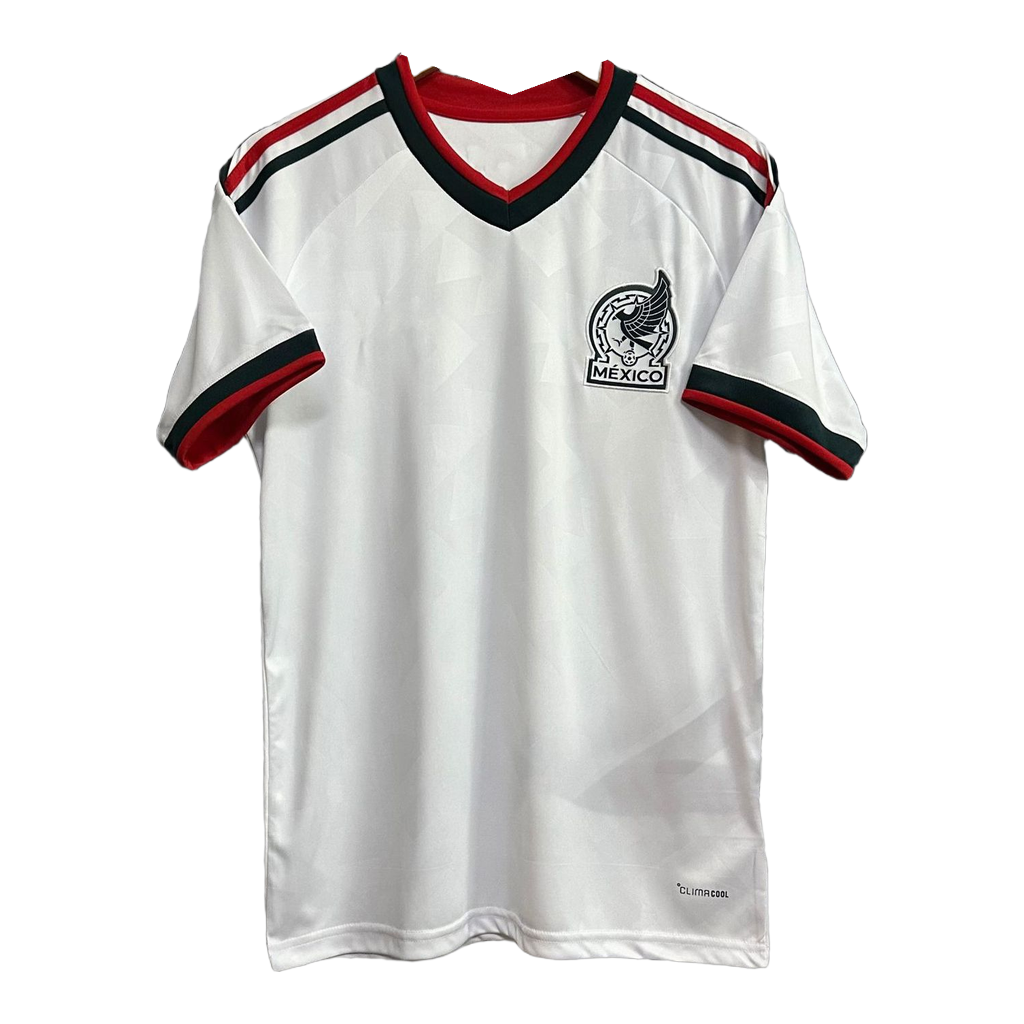 Camiseta México 2ª Equipación Blanca Retro