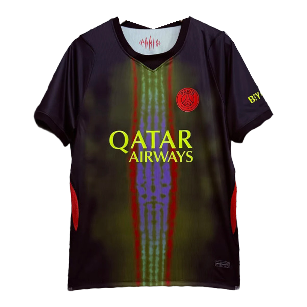Camiseta PSG Equipación Especial Negra Multicolor
