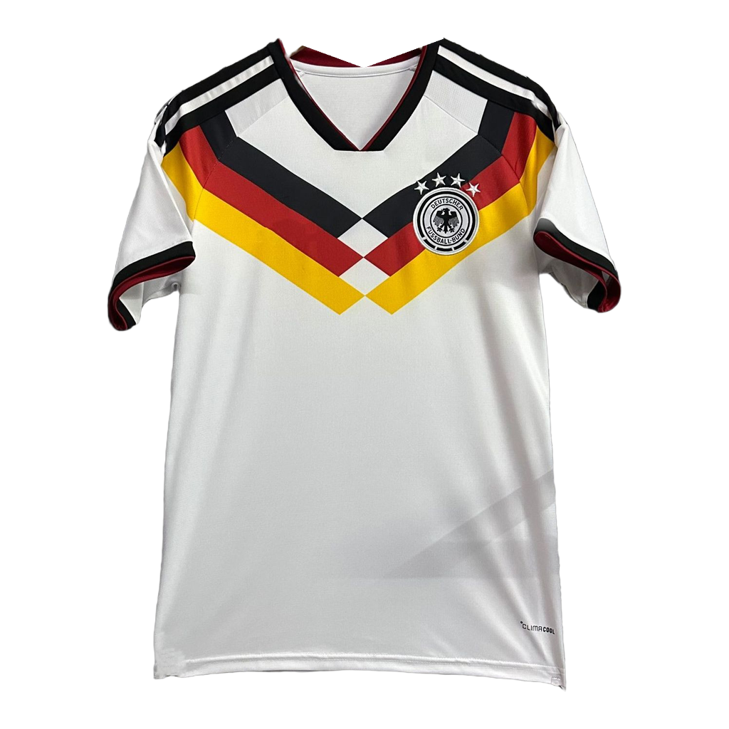 Camiseta Alemania 1ª Equipación Blanca Tricolor