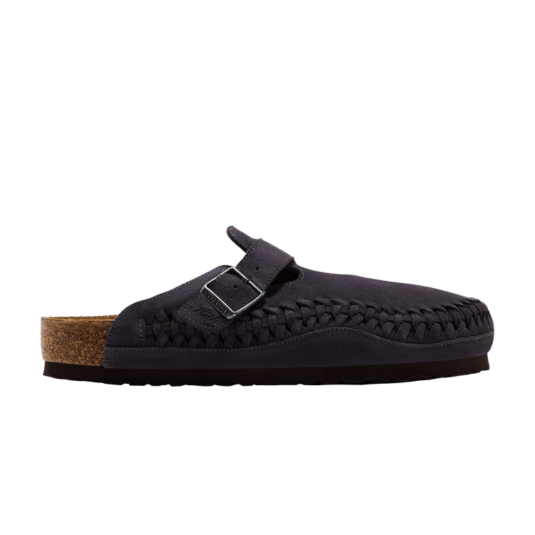 Kith x Birkenstock Boston Braided 'Rabbit Grey'