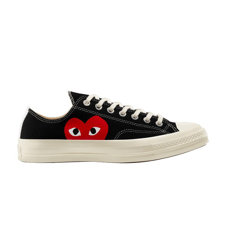 Comme des Garçons PLAY x Converse Chuck 70 Low 'Black' 2023