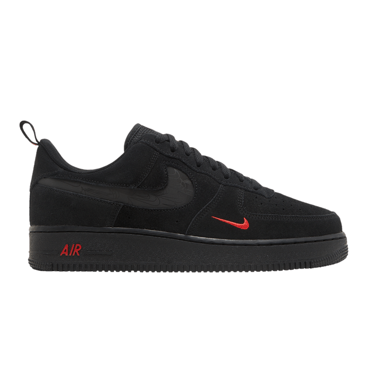 Nike Air Force 1 '07 LV8 'Reflective Swoosh - Black Crimson'