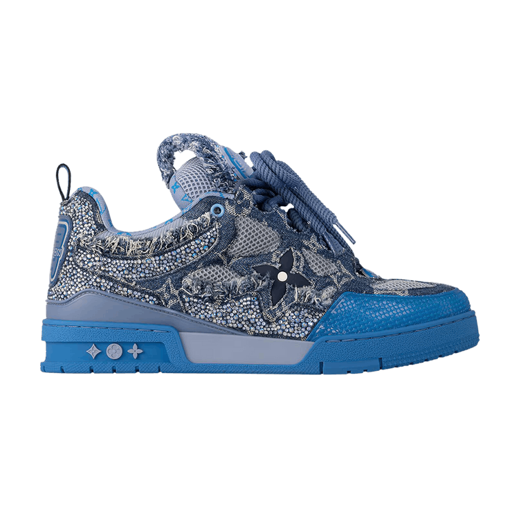Swarovski x Louis Vuitton Skate Sneaker 'Blue Monogram'