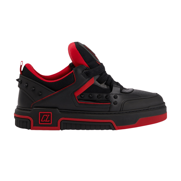 Christian Louboutin Astroskate Spiked Sneaker 'Black Red'