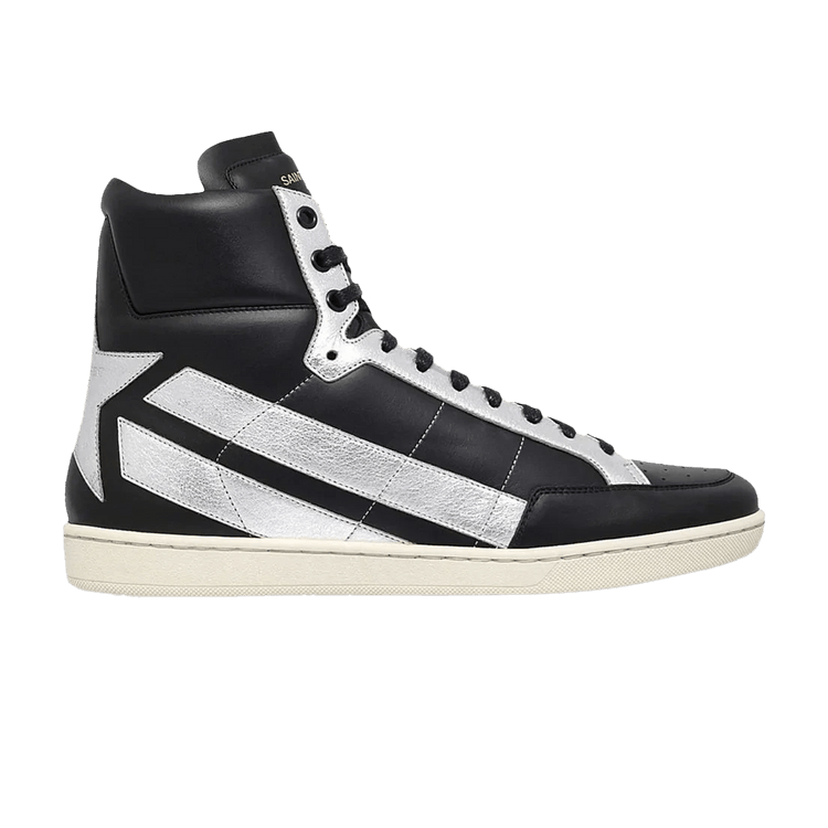 Saint Laurent Court Classic High 'Black Silver'