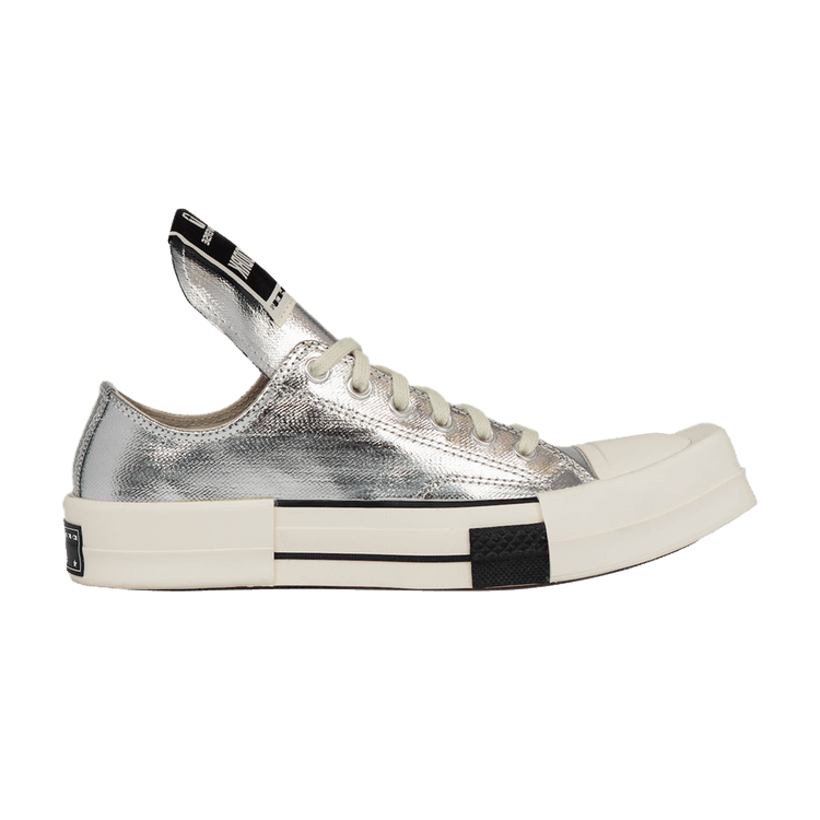 Converse x Rick Owens DRKSHDW TURBODRK Low 'Silver Lacquer'
