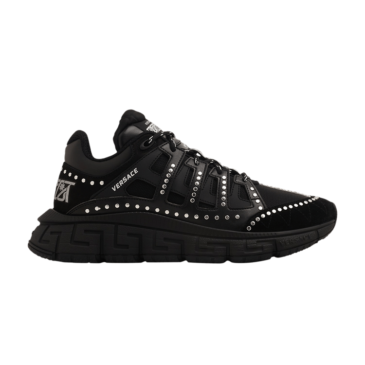 Versace Trigreca 'Black Silver Studs'