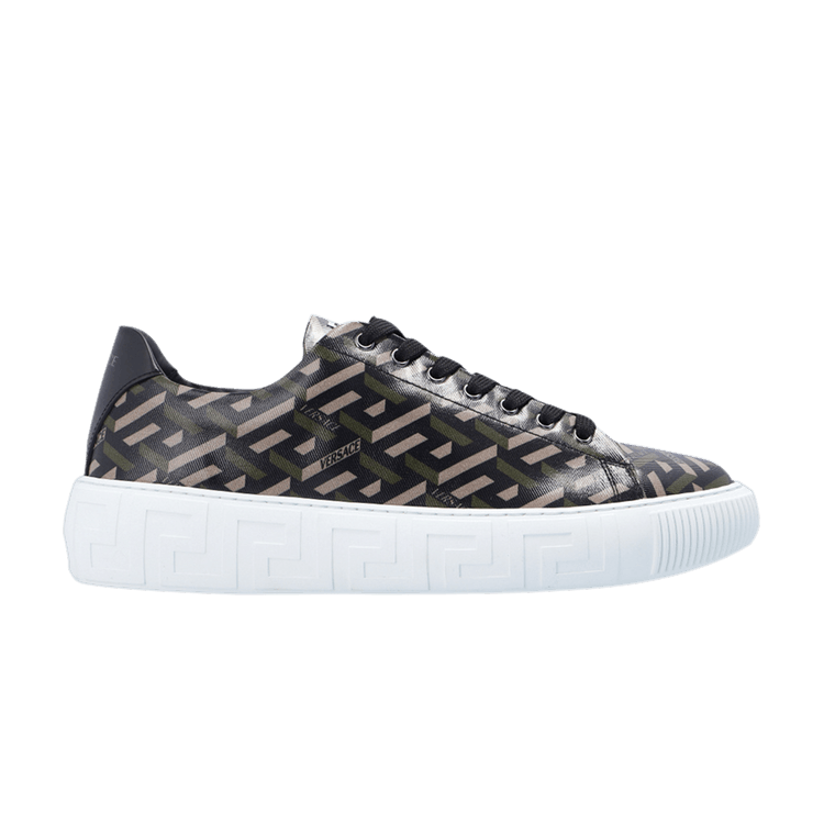 Versace Greca Sneaker 'Black Khaki'