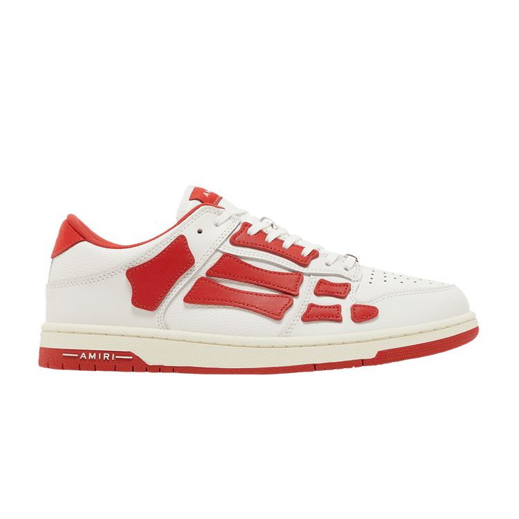 Amiri Skel Top Low 'White Red'