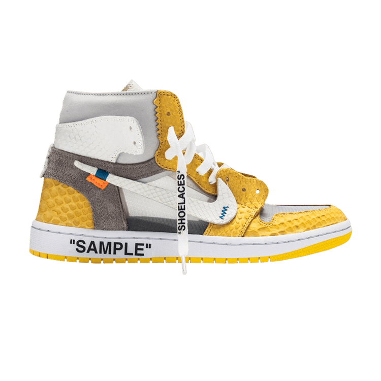 The Shoe Surgeon x Air Jordan 1 High 'Off-White Canary Yellow Luxe'