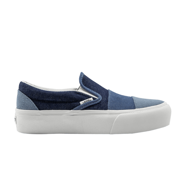 Vans Slip-On Platform SF 'Patchwork Denim'